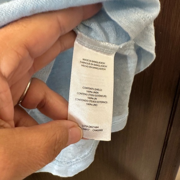 Onia Shaun Linen Polo - Picture 4 of 5